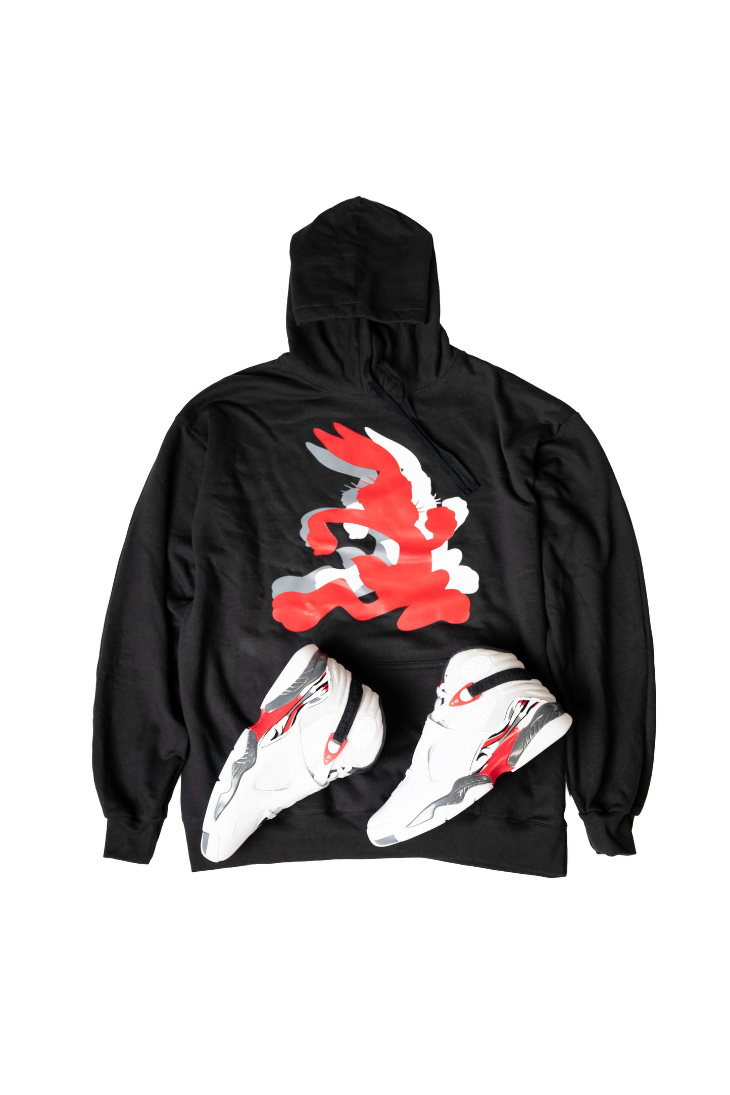 Bugs Abstract Portrait Hoodie "Black"