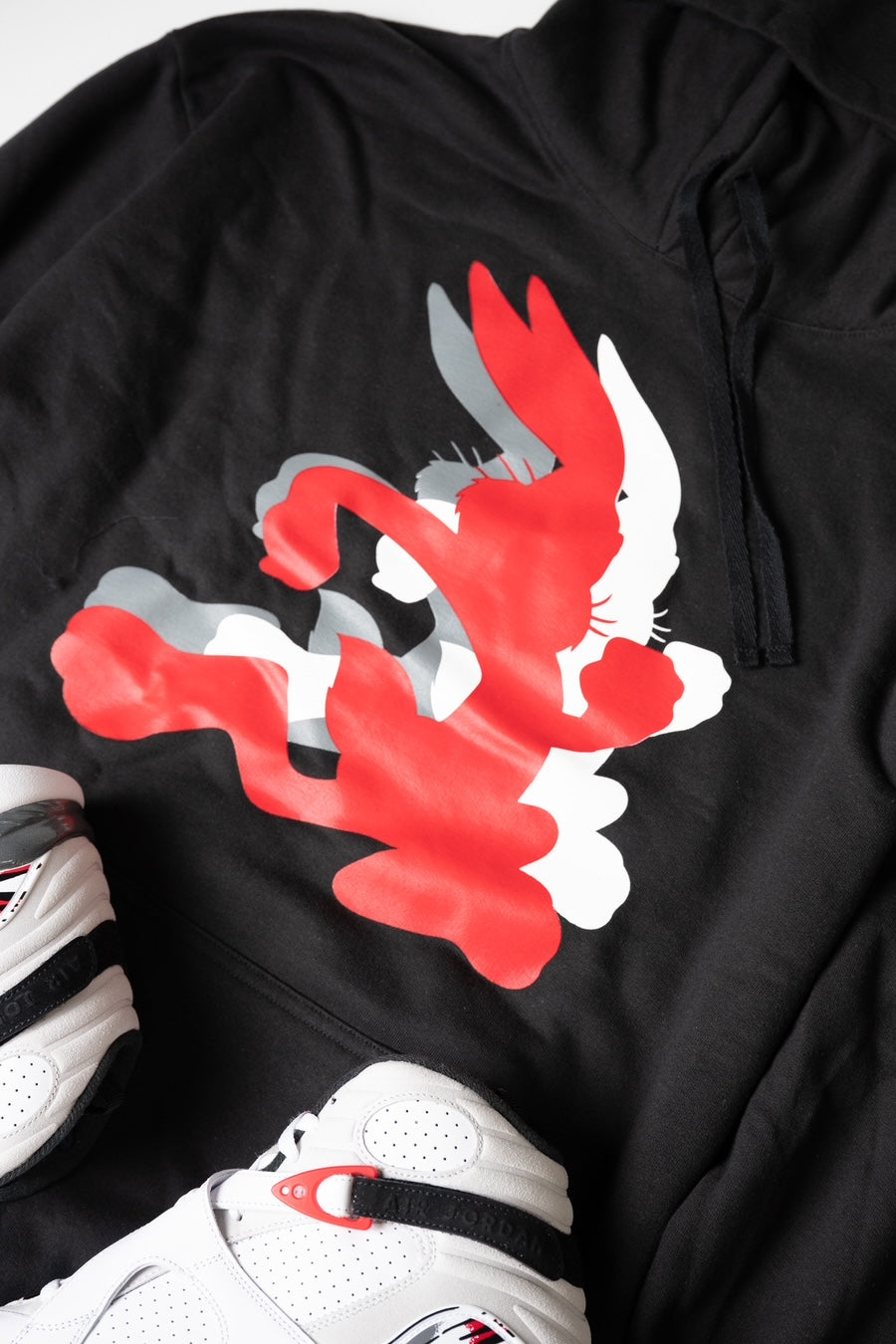 Bugs Abstract Portrait Hoodie "Black"