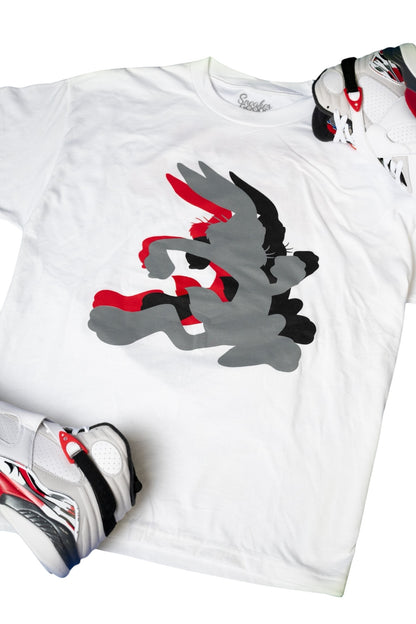 Bugs Abstract Portrait Tee "White"